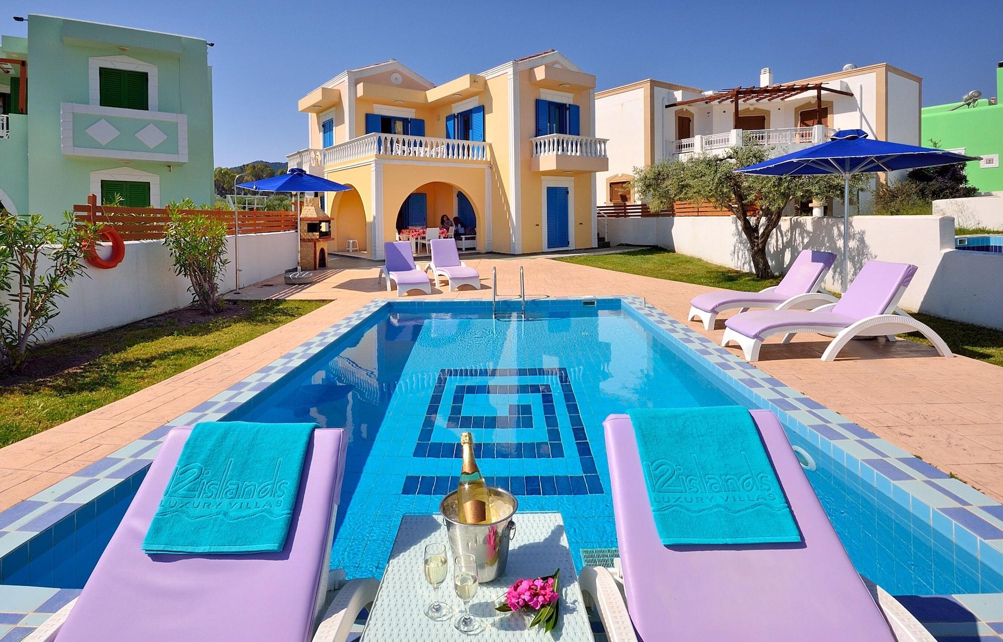 12 Islands Villas Kolymbia Exteriör bild